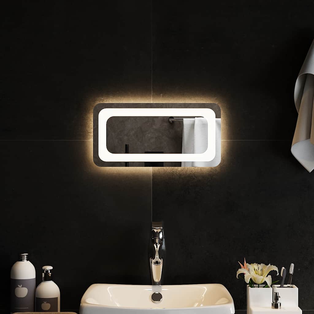 vidaXL Miroir de salle de bain à LED 40 x 20 cm