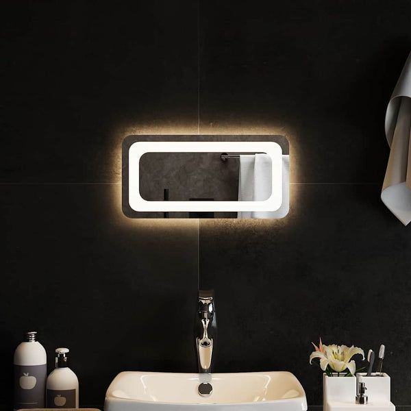 vidaXL Miroir de salle de bain à LED 40 x 20 cm