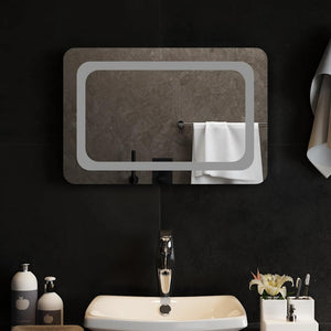 vidaXL Miroir de salle de bain LED 60x40 cm
