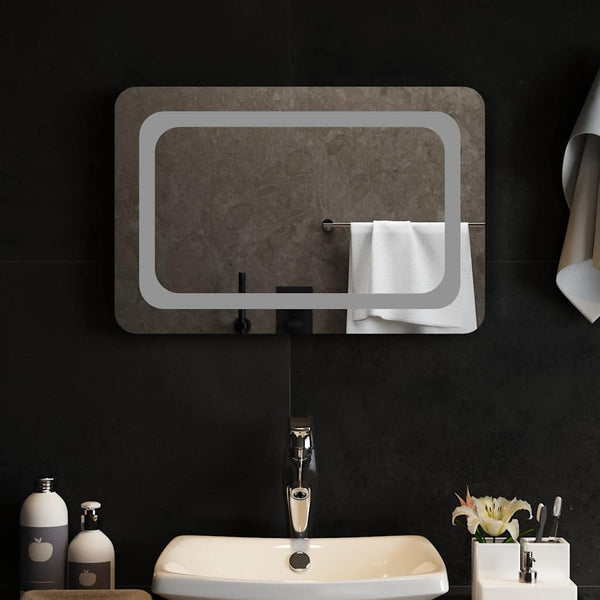 vidaXL Miroir de salle de bain LED 60x40 cm