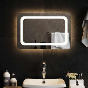 vidaXL Miroir de salle de bain LED 60x40 cm