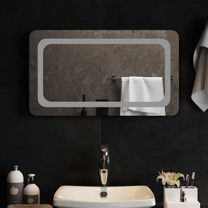 vidaXL Miroir de salle de bain LED 70x40 cm