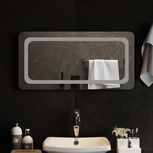 vidaXL Miroir de salle de bain à LED 80x40 cm