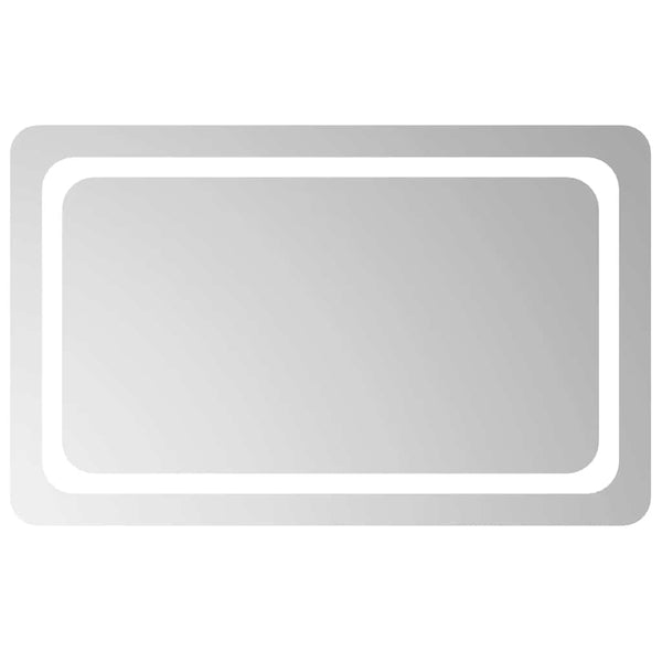 vidaXL Miroir de salle de bain LED 80x50 cm