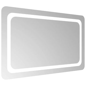 vidaXL Miroir de salle de bain LED 80x50 cm