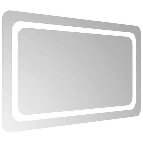 vidaXL Miroir de salle de bain LED 80x50 cm