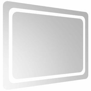 vidaXL Miroir de salle de bain LED 80x60 cm