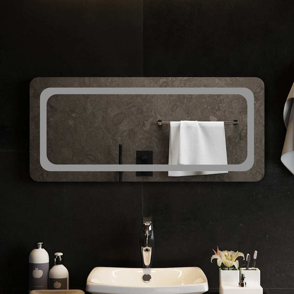 vidaXL Miroir de salle de bain LED 90x40 cm