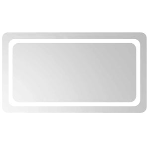 vidaXL Miroir de salle de bain LED 90x50 cm