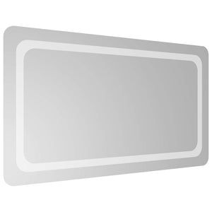 vidaXL Miroir de salle de bain LED 90x50 cm