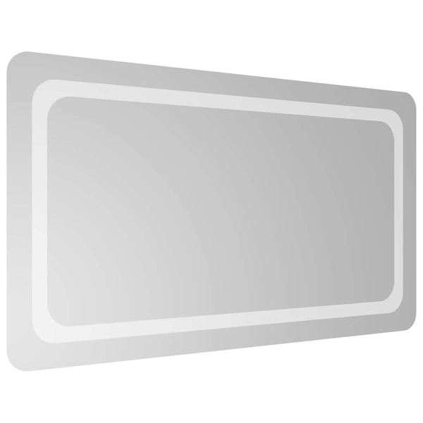 vidaXL Miroir de salle de bain LED 90x50 cm