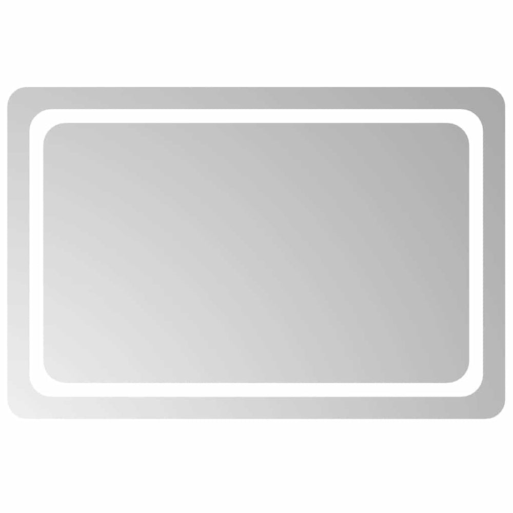vidaXL Miroir de salle de bain LED 90x60 cm