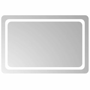 vidaXL Miroir de salle de bain LED 90x60 cm