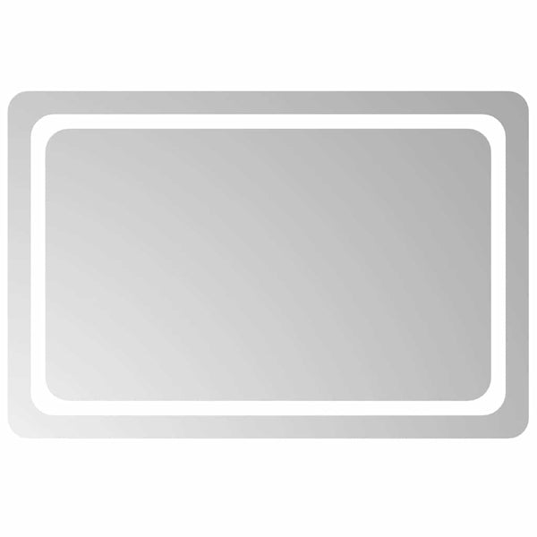 vidaXL Miroir de salle de bain LED 90x60 cm