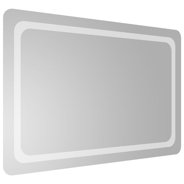 vidaXL Miroir de salle de bain LED 90x60 cm