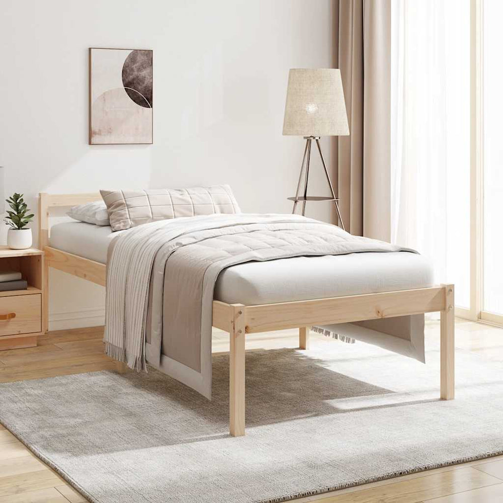 Seniorenbett 90x190 cm Kiefer massiv