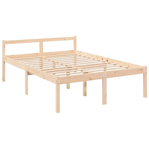 Seniorenbett 135x190 cm Kiefer Massivholz