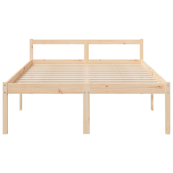 Seniorenbett 135x190 cm Kiefer Massivholz
