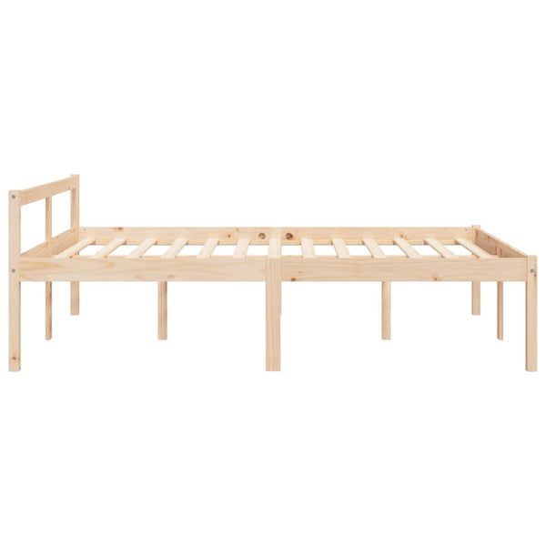 Seniorenbett 135x190 cm Kiefer Massivholz