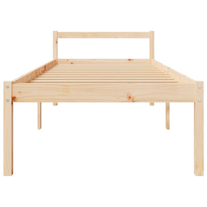 Seniorenbett 90x200 cm Kiefer Massivholz