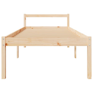 Seniorenbett 100x200 cm Kiefer Massivholz