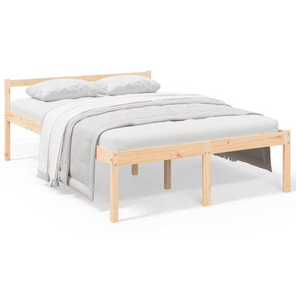 Seniorenbett 120x200 cm Kiefer Massivholz