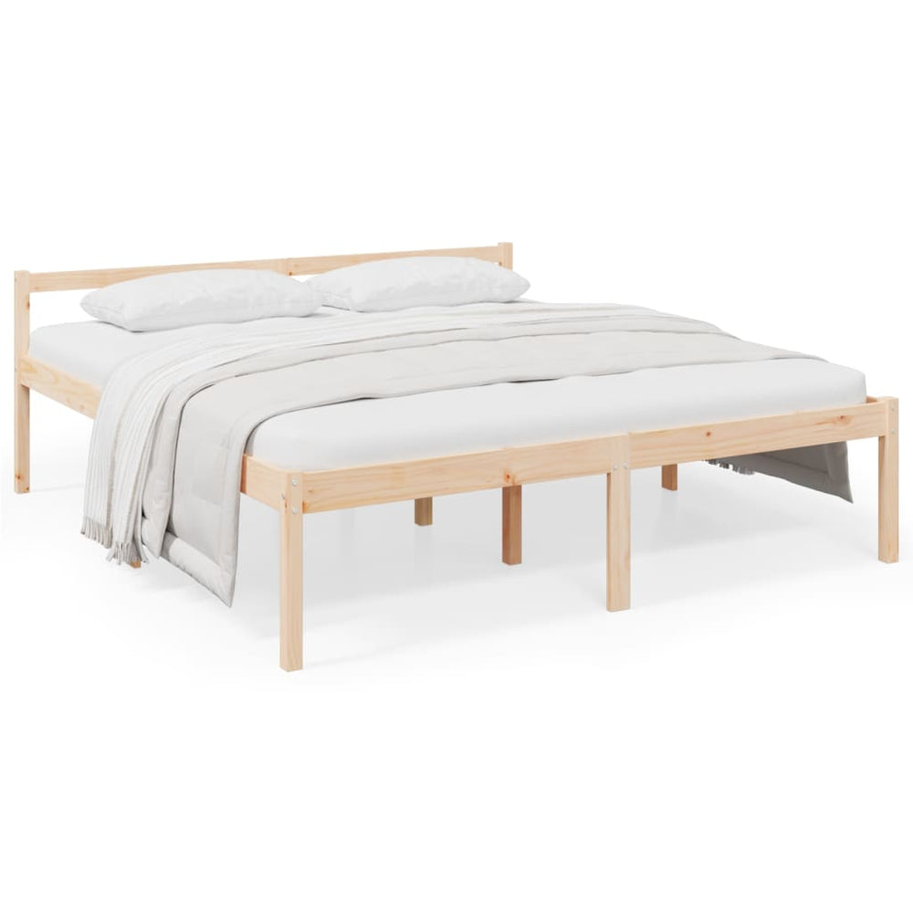 Seniorenbett 180x200 cm Kiefer Massivholz