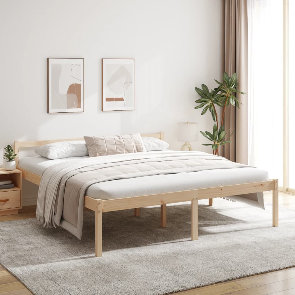 Seniorenbett 180x200 cm Kiefer Massivholz