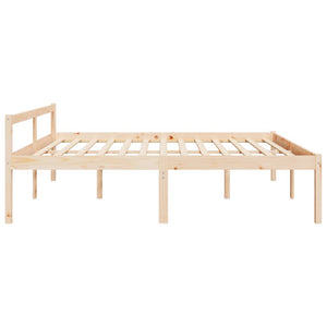 Seniorenbett 200x200 cm Kiefer Massivholz