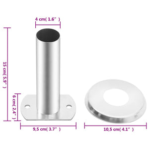 Poolleiter Halterungen Edelstahl - 2er Set