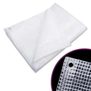 vidaXL Tarpaulin 140 g/m² 6x8 m White