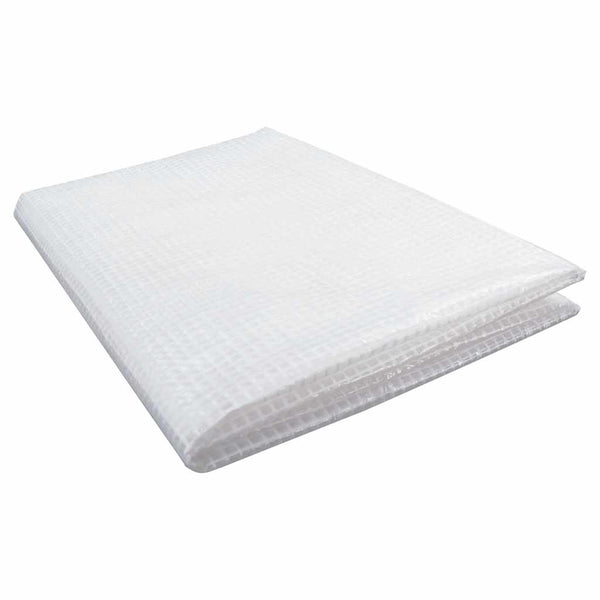 vidaXL Tarpaulin 140 g/m² 6x8 m White