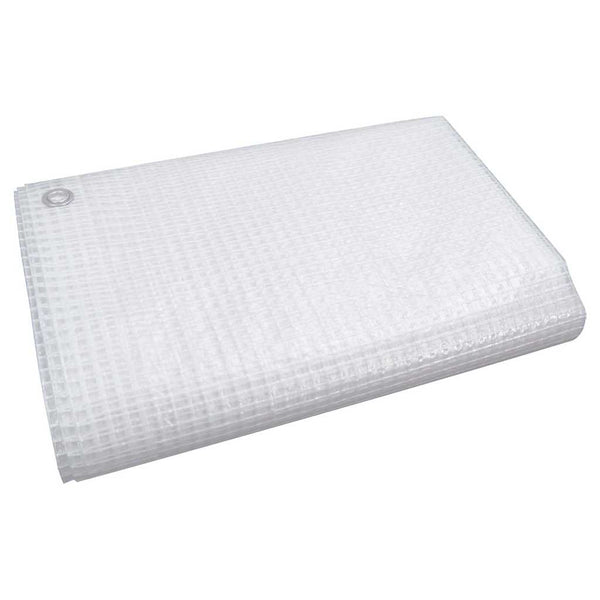 vidaXL Tarpaulin 140 g/m² 6x8 m White