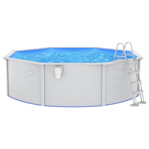 Pool mit Sicherheitsleiter 460x120 cm