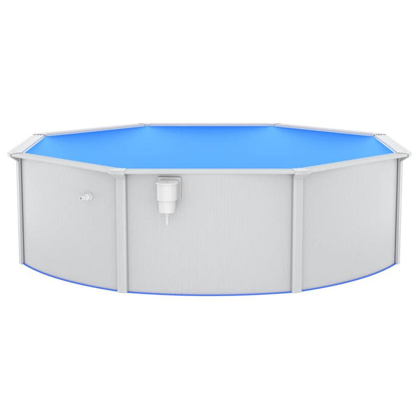 Pool mit Sicherheitsleiter 460x120 cm