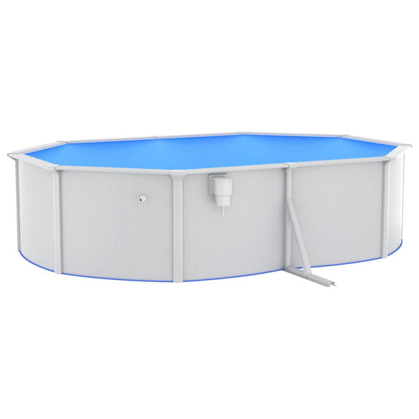 Pool mit Sandfilterpumpe 490x360x120 cm