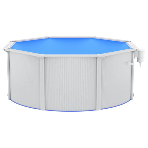 Pool mit Sandfilterpumpe und Leiter 300x120 cm