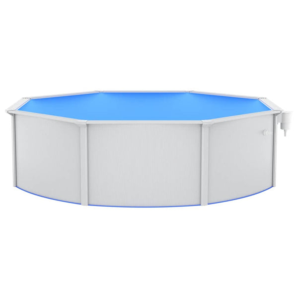 Pool mit Sandfilterpumpe und Leiter 460x120 cm