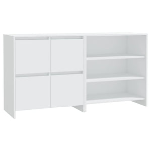 2-tlg. Sideboard Weiß Holzwerkstoff