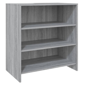 2-tlg. Sideboard Grau Sonoma Holzwerkstoff