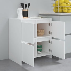 Sideboards 2 Stk. Weiß 70x41x75 cm Holzwerkstoff