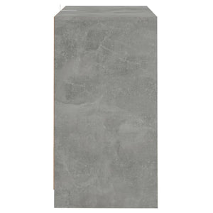 Sideboards 2 Stk. Betongrau 70x41x75 cm Holzwerkstoff