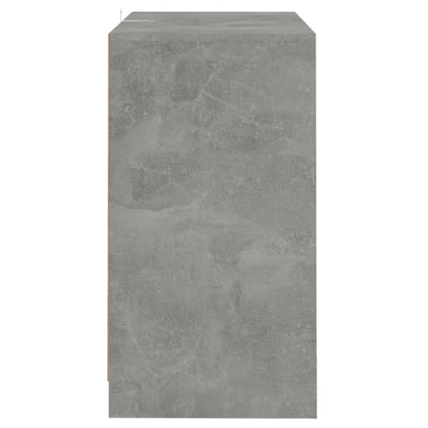Sideboards 2 Stk. Betongrau 70x41x75 cm Holzwerkstoff