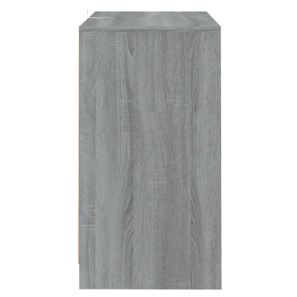 Sideboards 2 Stk. Grau Sonoma 70x41x75 cm Holzwerkstoff