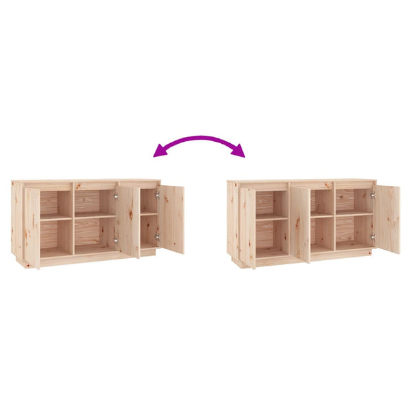 Massivholz Kiefer Sideboard 111 cm