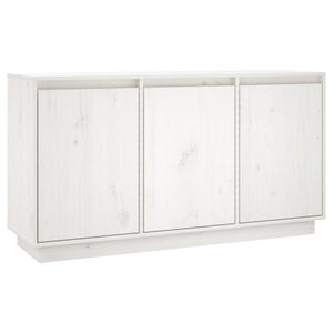 Weißes Sideboard 111 cm Kiefer Massivholz