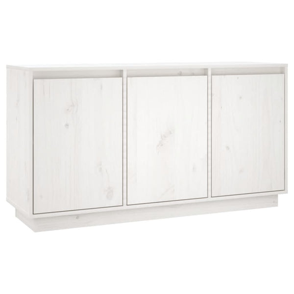 Weißes Sideboard 111 cm Kiefer Massivholz