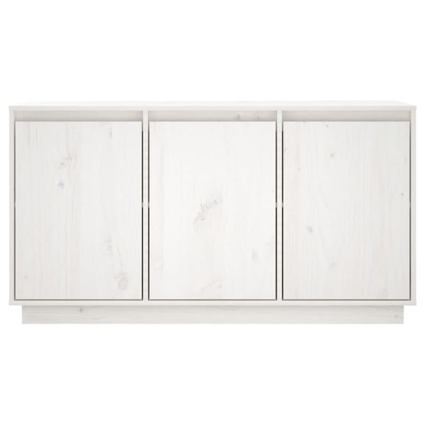 Weißes Sideboard 111 cm Kiefer Massivholz