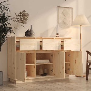 Sideboard Kiefer Massivholz 111x36x75 cm