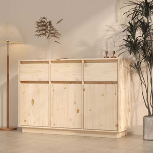 Sideboard Kiefer Massivholz 111x36x75 cm